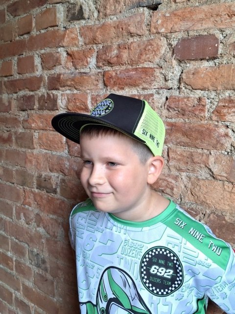 Czapka z daszkiem Junior Czarna Duzers U OUTLET